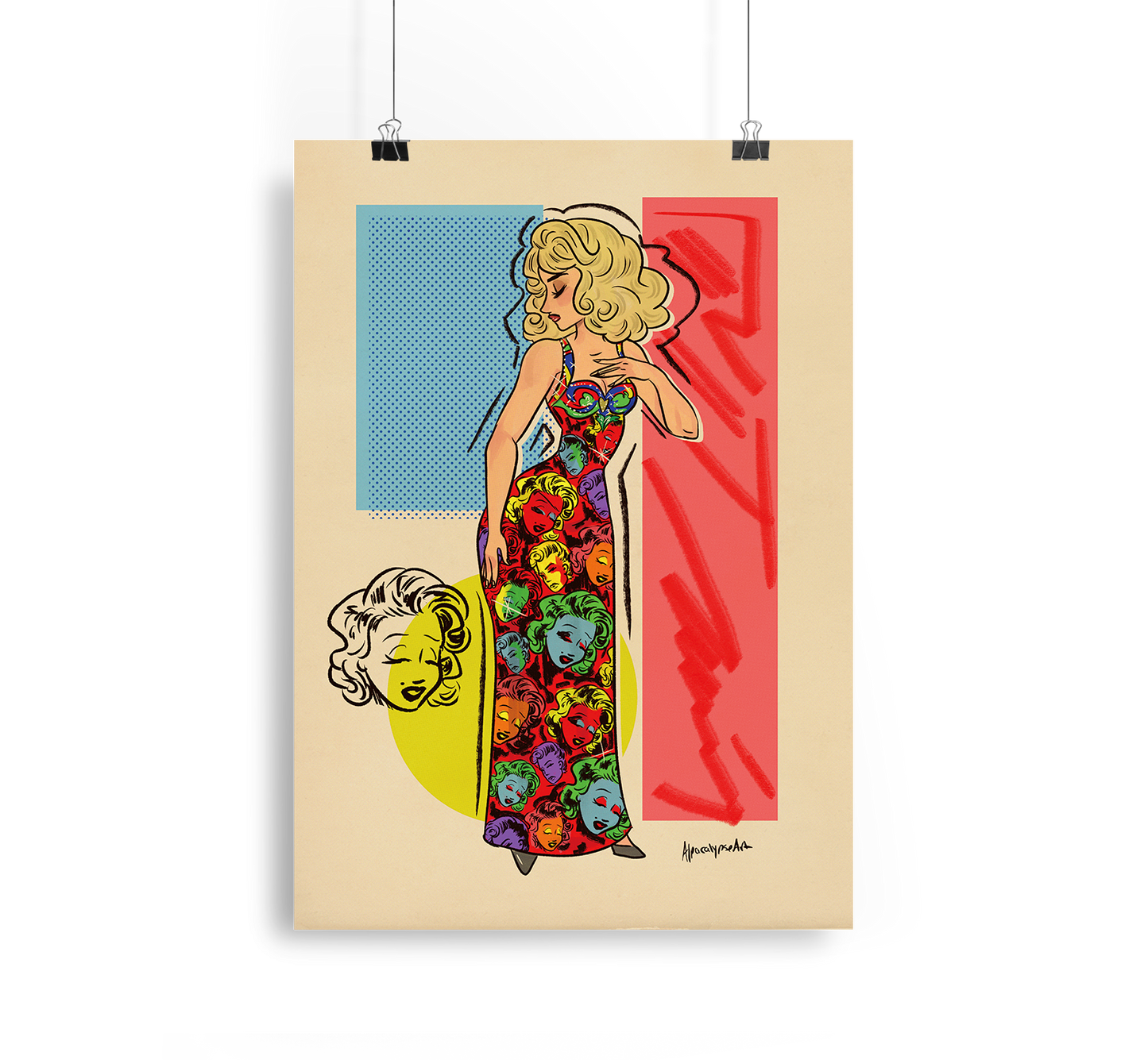 Sabrina Versace Print Alpacalypse Art
