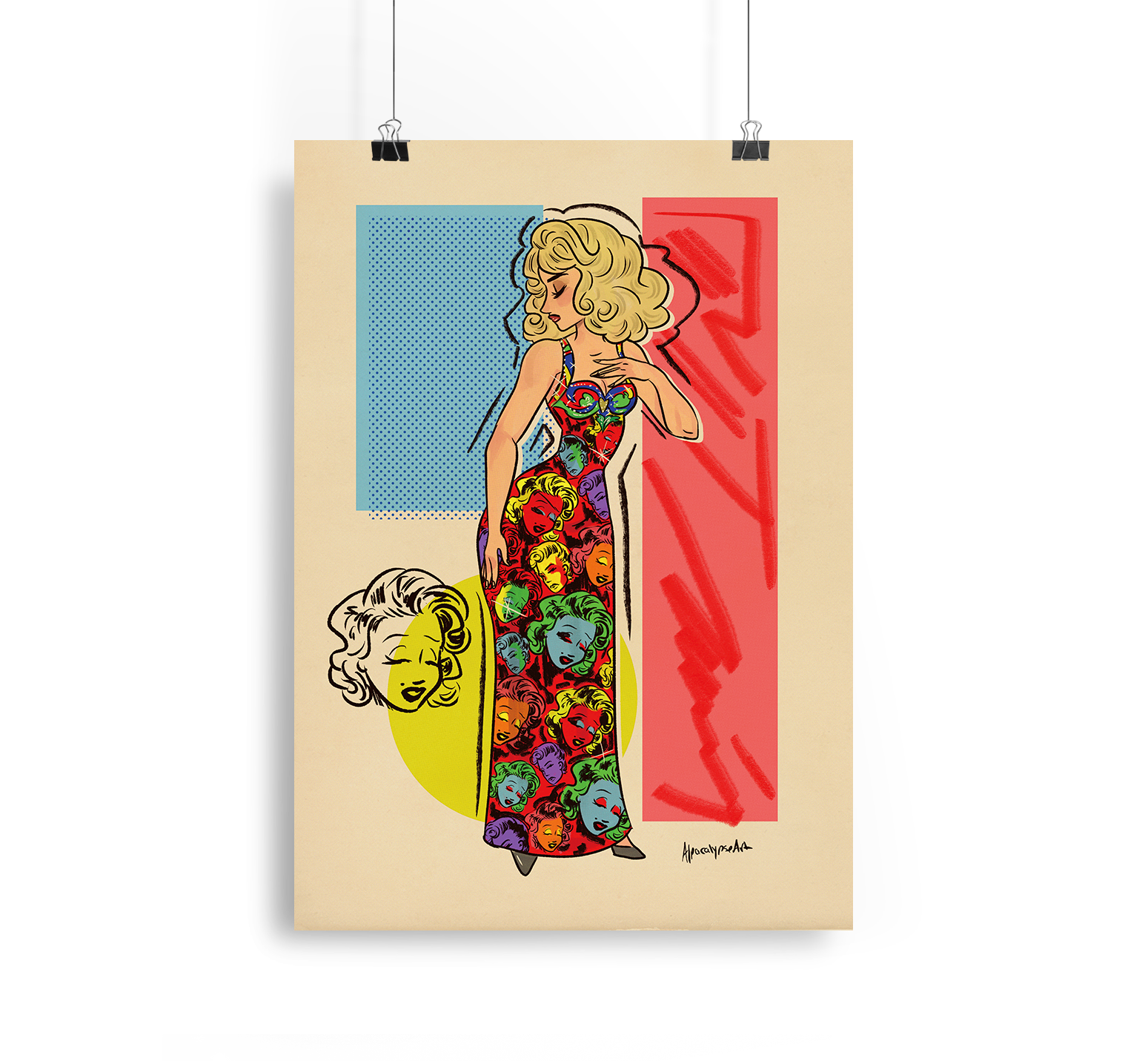 Sabrina Versace Print Alpacalypse Art