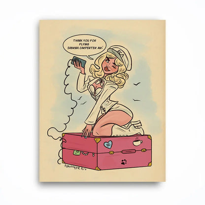 Air Child Print Alpacalypse Art