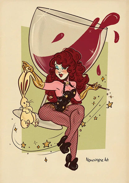 Chappell Pin Up Art Print Alpacalypse Art